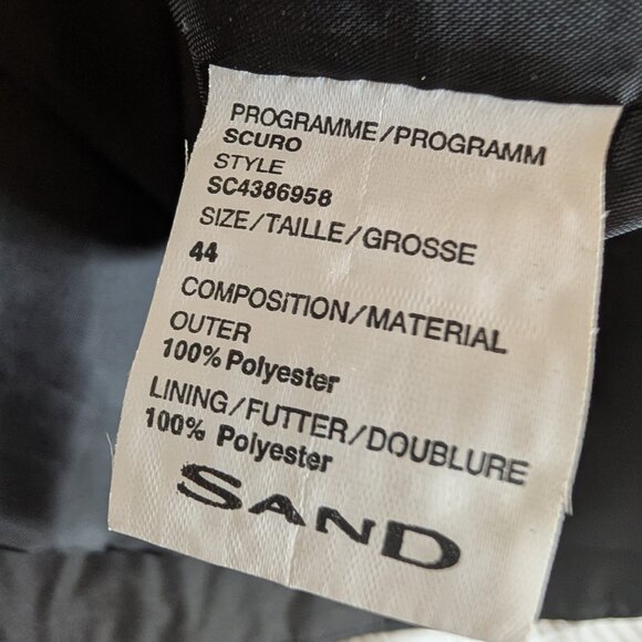 NWT Sand Copenhagen Black Embrioidered Beaded Jacket Size 44 US L - Picture 16 of 16